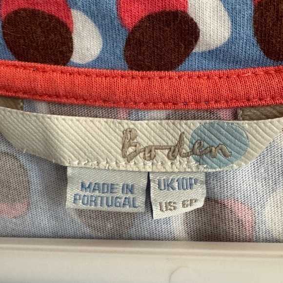 Boden Driftwood Cotton Sleeveless Dress, Sienna Dot, Size 6P - Picture 3 of 5